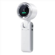 Portable Handheld Turbo Fan, 5 Gear Wind, Battery Operated, Up to 12 Working Hours, Hand Fan with Air Turbo Tech