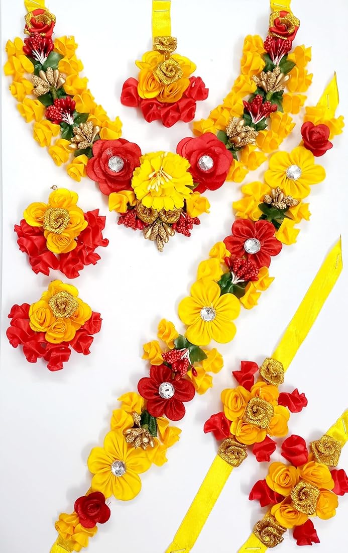 New artificial flower jewellery set for girls and women's